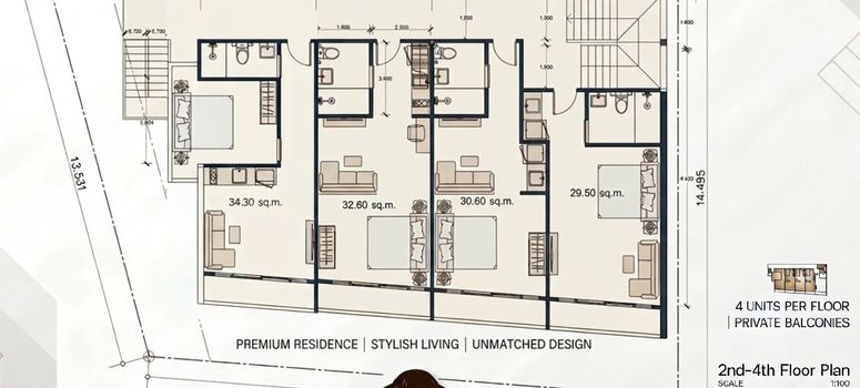 Master Plan of Baan Eliza Apartment - Photo 2