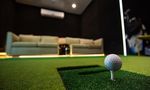 Golf Simulator at Benviar Tonson Residence