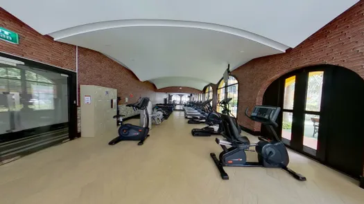 3D 워크스루 of the Fitnessstudio at Venetian Signature Condo Resort Pattaya
