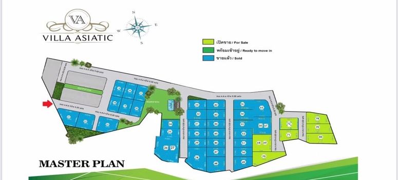 Master Plan of วิลล่า เอเซียติค - Photo 1