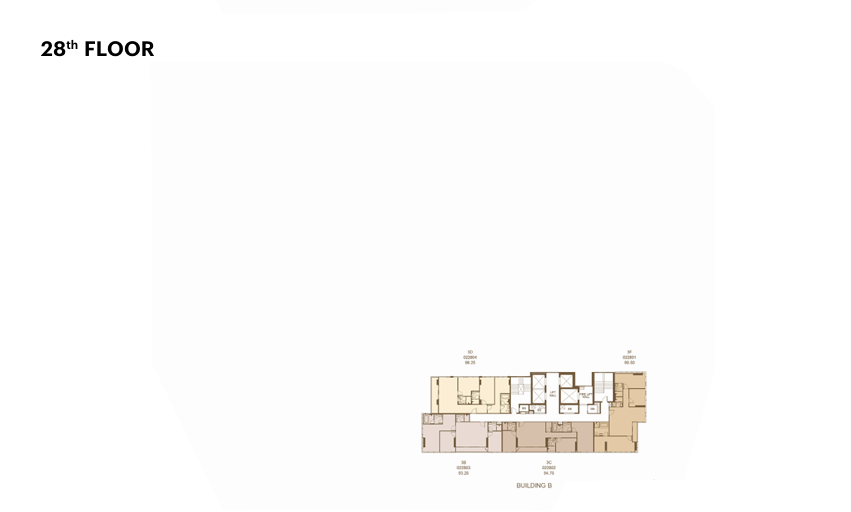 Building Floor Plan of XT10 Ekkamai - ชั้น 28