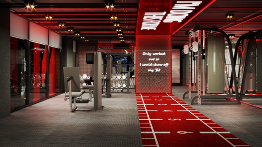 사진들 1 of the Fitnessstudio at Maroon Ratchada 32