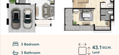 Поэтажный план квартир of Modesta