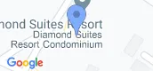 Map View of Diamond Suites Resort Condominium