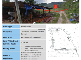  Land for sale in Thalang Phuket, Pa Khlok