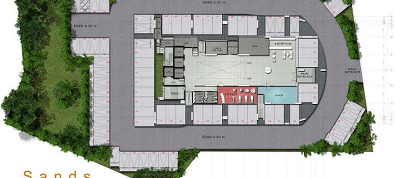 Master Plan of แซนด์ คอนโดมิเนียม - Photo 1