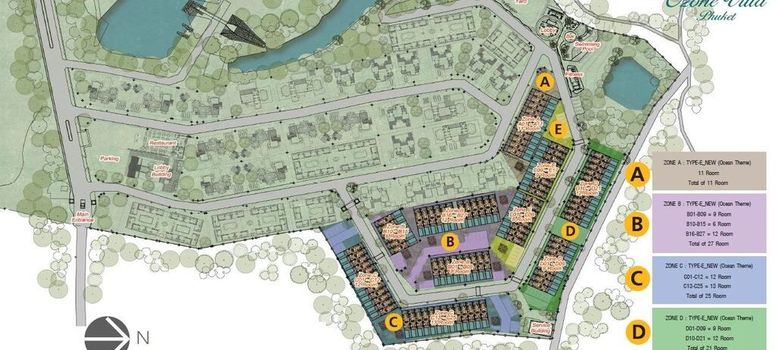 Master Plan of โอโซน วิลล่า ภูเก็ต - Photo 1