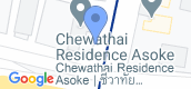 Просмотр карты of Chewathai Residence Asoke