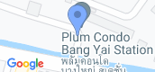 地图概览 of Plum Condo Bangyai Station
