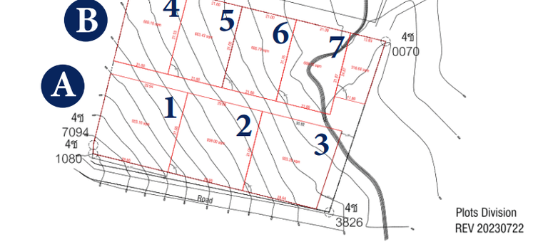 Master Plan of แกรนด์ บลู วิลล่า - Photo 1