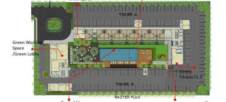 Master Plan of iCondo Green Space Sukhumvit 77 Phase 1 - Photo 2