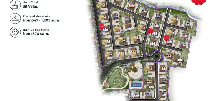 Master Plan of โบทานิก้า โฟร์ ซีซั่นส์ - ซัมเมอร์ ซิกเนเจอร์ โทรปิคอล บาหลีเนส - Photo 1