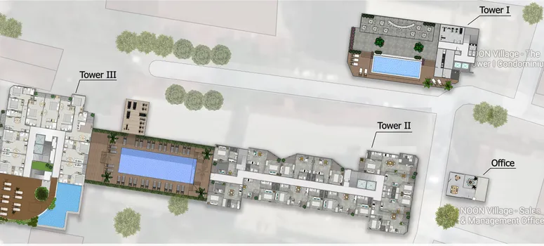 Master Plan of นูนวิลเลจ ทาวเวอร์ 1 - Photo 1