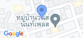地图概览 of Baan Vanussanan Place
