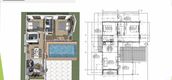 Unit Floor Plans of Green Home Pool Villa at Hua Hin