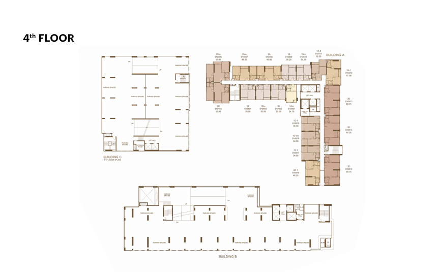 Building Floor Plan of XT10 Ekkamai - ชั้น 4