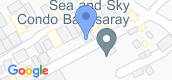 地图概览 of Sea and Sky Condo Bangsaray
