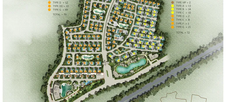 Master Plan of Glory Village Pattaya - Photo 1