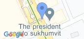 Karte ansehen of The President Sukhumvit 81