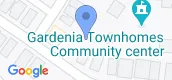 地图概览 of Gardenia Townhomes