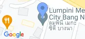 地图概览 of Lumpini Mega City Bangna