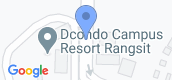 Map View of Dcondo Campus Resort Rangsit