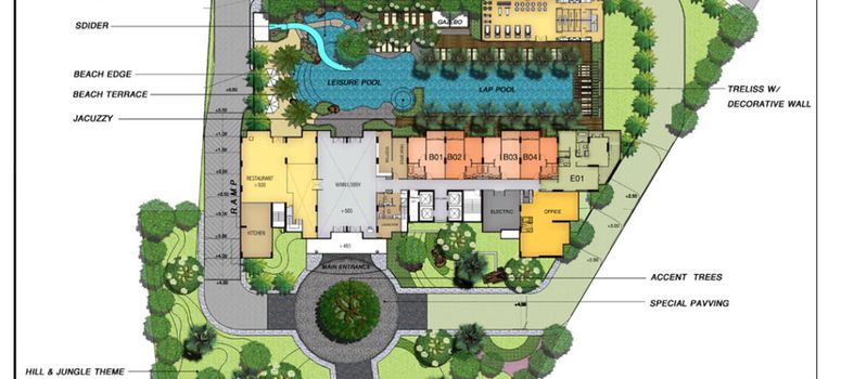 Master Plan of The Cliff Pattaya - Photo 1