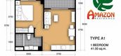 Поэтажный план квартир of Amazon Residence