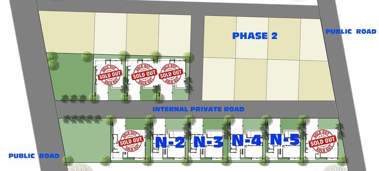 Master Plan of นราดาพูลวิลล่า - Photo 1