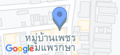 地图概览 of Baan Petch Ngam Phraeksa