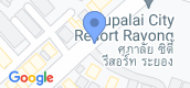 Map View of Supalai Park Ville Rayong