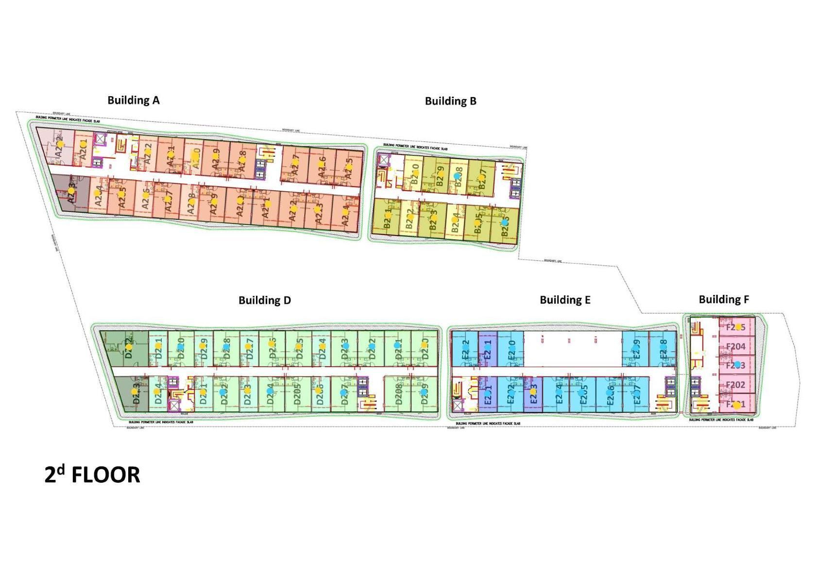 Building Floor Plan of ซัน ฮิลส์ ลายัน ภูเก็ต - ชั้น 2