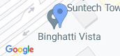 عرض الخريطة of Binghatti Vista