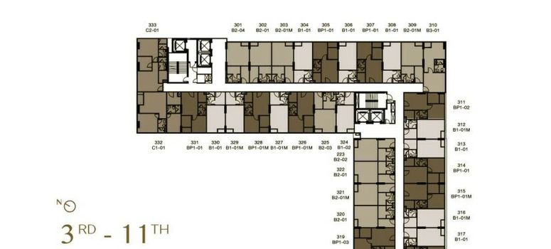 Master Plan of Hampton Residence Phayathai At Park Origin Phayathai - Photo 1