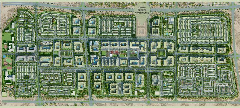 Master Plan of Zahra Townhouses - Photo 1