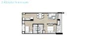 Unit Floor Plans of My Resort Hua Hin