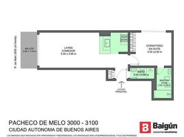 1 Bedroom Apartment for sale at Pacheco de Melo al 3000, Federal Capital, Buenos Aires