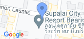 Map View of Supalai City Resort Bearing Station Sukumvit 105