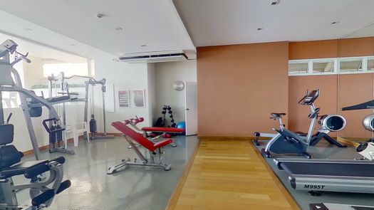 3D视图 of the Communal Gym at Newton Tower