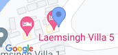 地图概览 of Laemsingh Villas