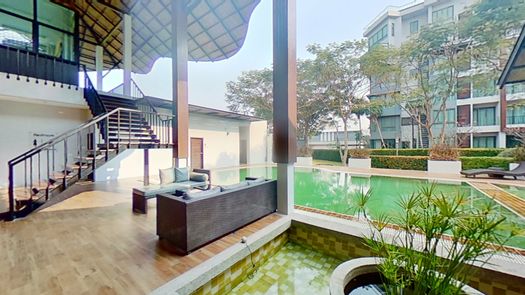 3D视图 of the สระว่ายน้ำ at Himma Garden Condominium