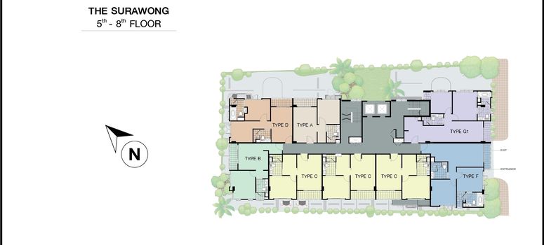 Master Plan of เดอะ สุรวงศ์ - Photo 1