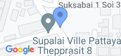 ทำเลที่ตั้ง of Supalai Ville Thepprasit 8