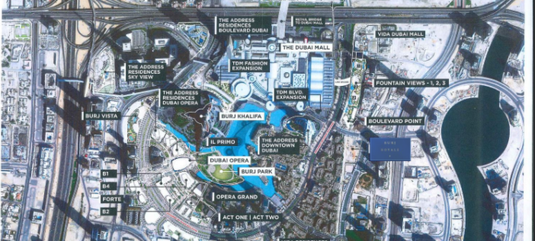 Master Plan of Burj Views Podium - Photo 1