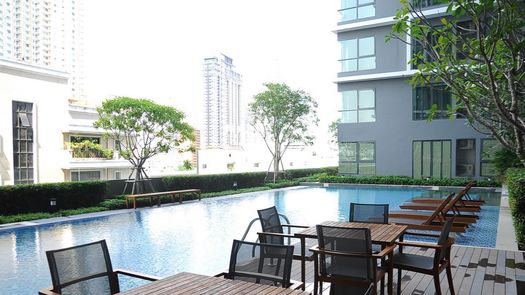 3D视图 of the Communal Pool at Ideo Mobi Sathorn