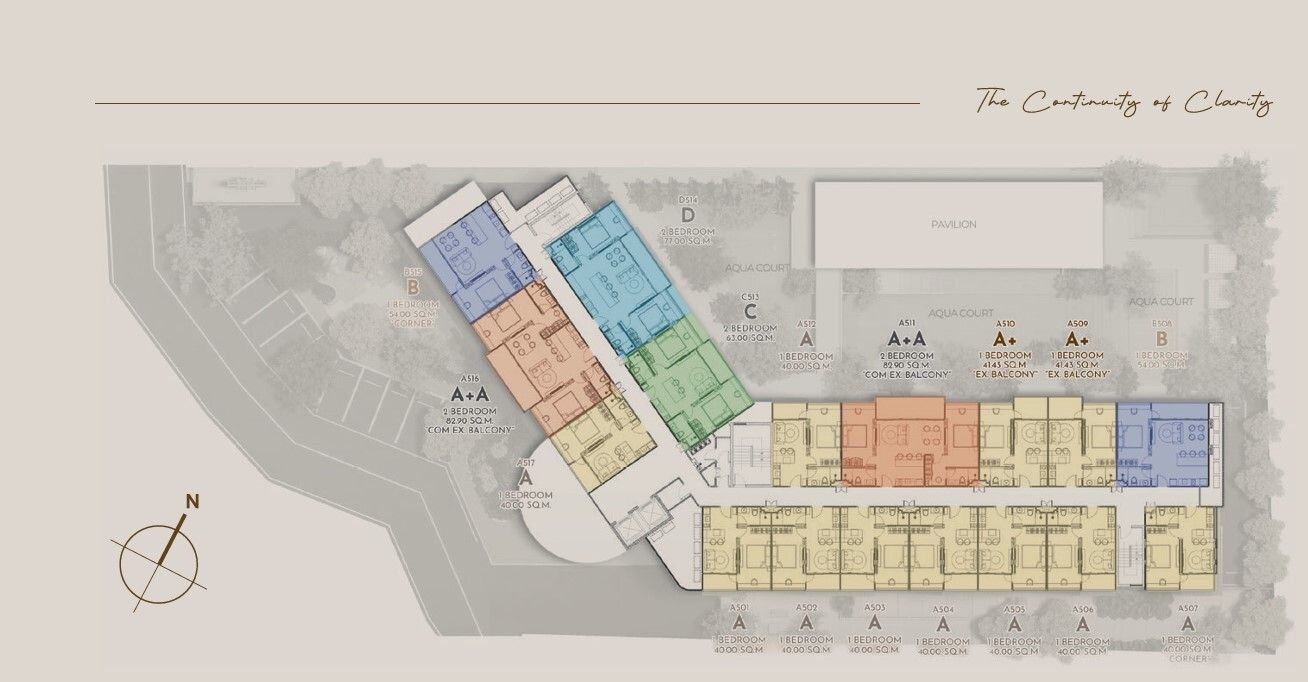 Building Floor Plan of เซลีน วงศ์อมาตย์ - ชั้น 5