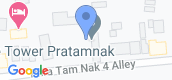 Просмотр карты of One Tower Pratumnak