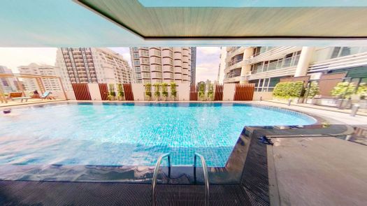 3D视图 of the Communal Pool at Sukhumvit Suite