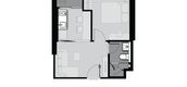 Unit Floor Plans of Life Asoke Rama 9