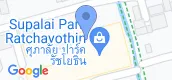 Просмотр карты of Supalai Park Ratchayothin